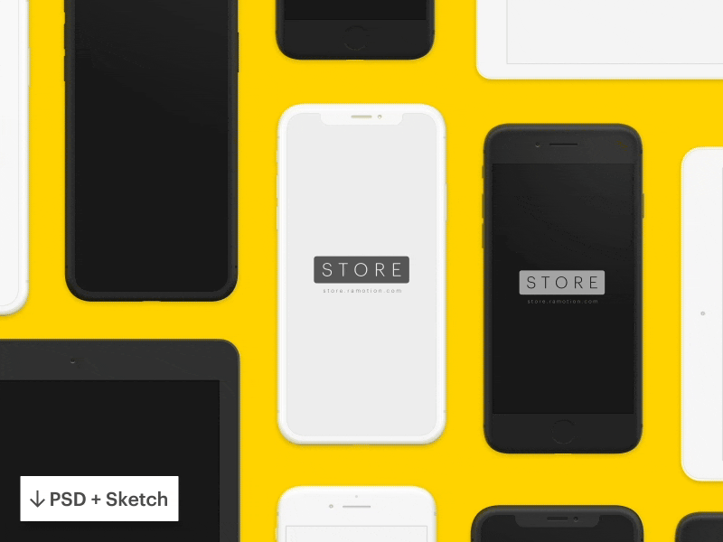 Free white iphone 8 mockup on a creative desk. 36 Free Iphone Mockups Sketch December 2021 Ux Planet